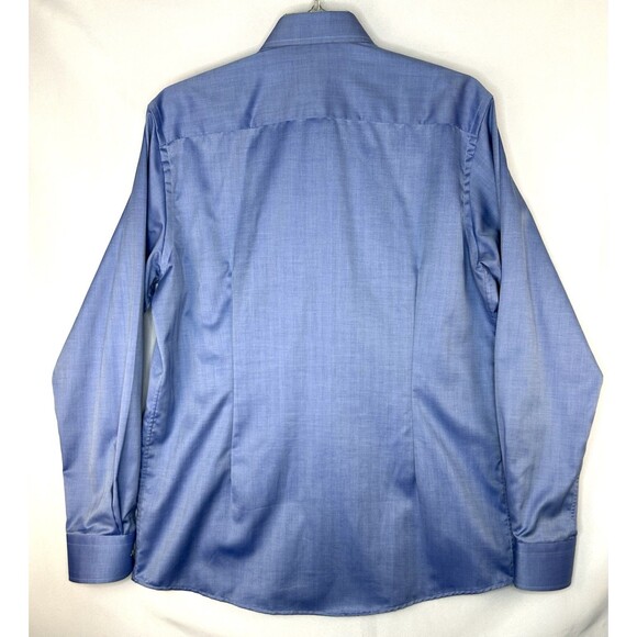 ETON Contemporary Dress Shirt Men's XL 43/17 Blue Button Up Long Sleeve - Picture 3 of 9